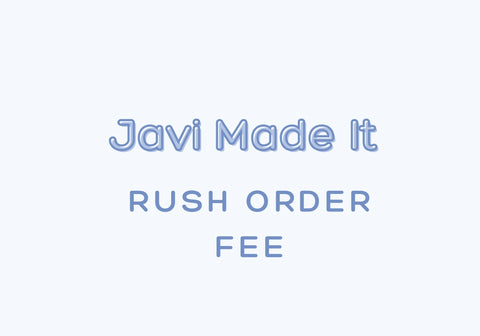 Rush order fee (under 14 days/more than 5)